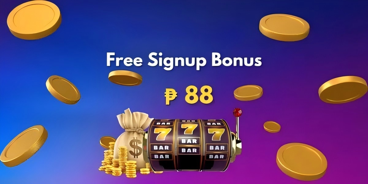 Promotional banner showing golden coins and a welcome bonus trail